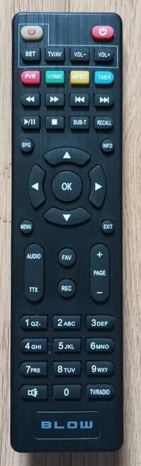 Tuner DVBT-2 HEVC BLOW