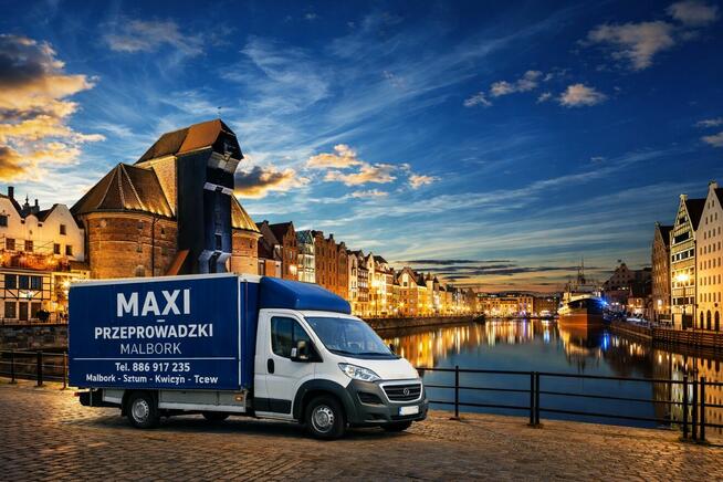 Przeprowadzki i transport do 10 europalet – Gdańsk / Malbork