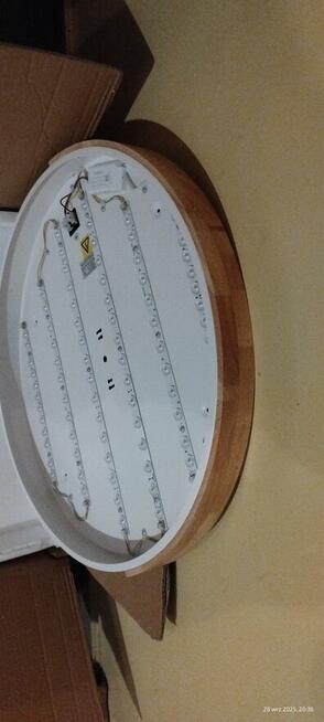 Lampa sufitowa LED Natsen 36 W R50 cm Drewno