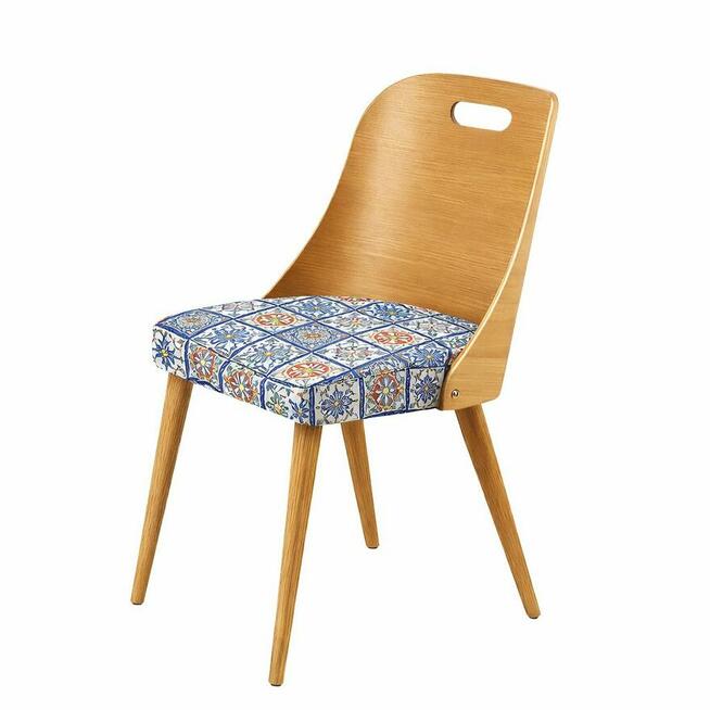 Krzesło Tapicerowane Drewniane KDD-77