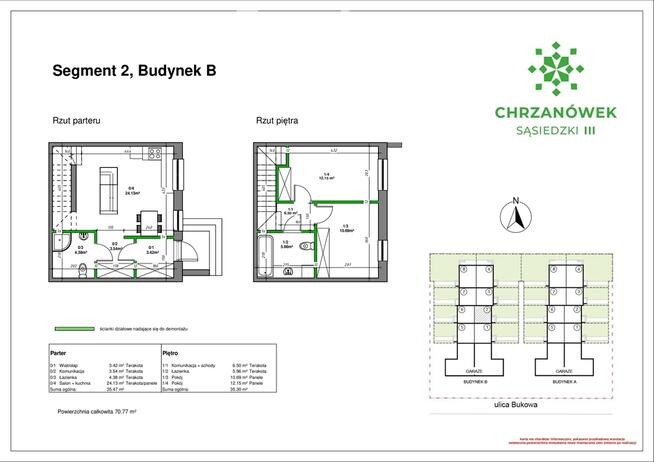 Mieszkanie tupu segment na kameralnym osiedlu