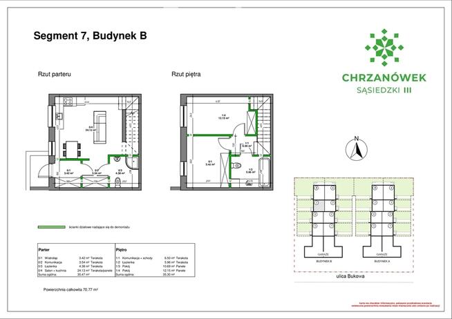 Mieszkanie tupu segment na kameralnym osiedlu