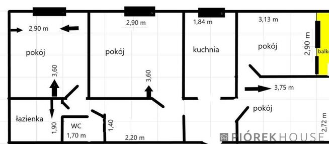 4-pokojowe mieszkanie na Targówku