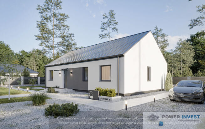 Dom parterowy nad Jeziorem z dojściem do wody