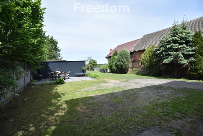 Wolnostojący dom z częścią usługową, gm. Praszka