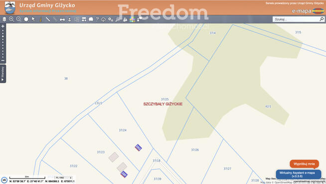 Mazury | Działka budowlana k. Giżycka