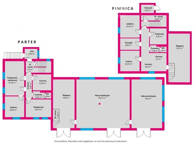 Hala 200 m2 z biurem - Pruszcz Gdański