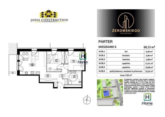 Mieszkanie Myślenice, Stefana Żeromskiego