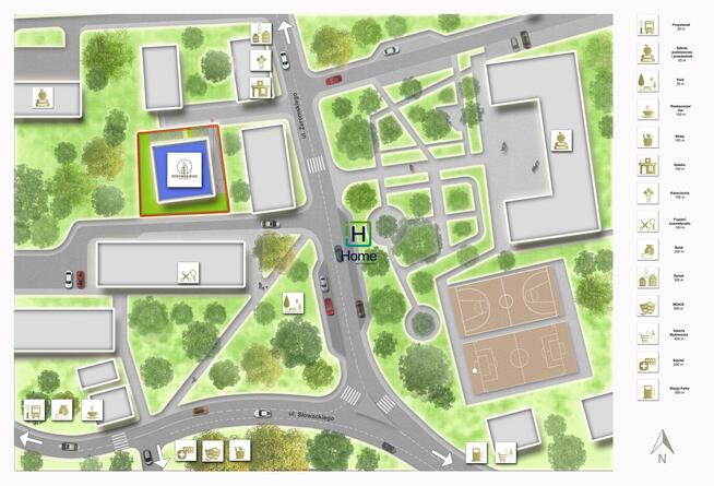 Mieszkanie Myślenice, Stefana Żeromskiego