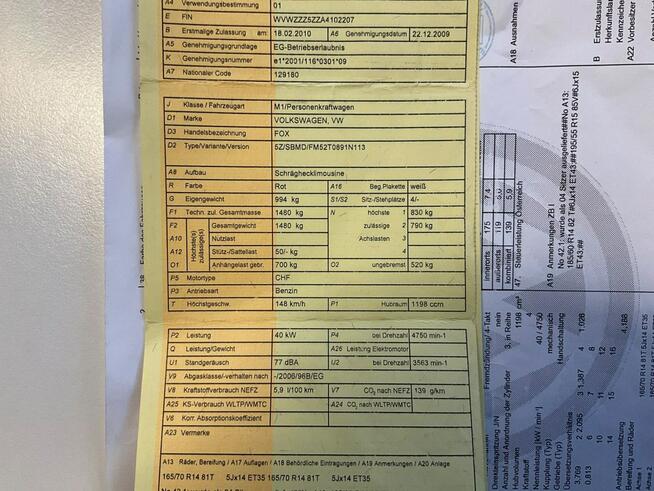 Volkswagen Fox El .szyby i lusterk/Klimatyzacja/Isofix/z Austrii/Symboliczny przebieg