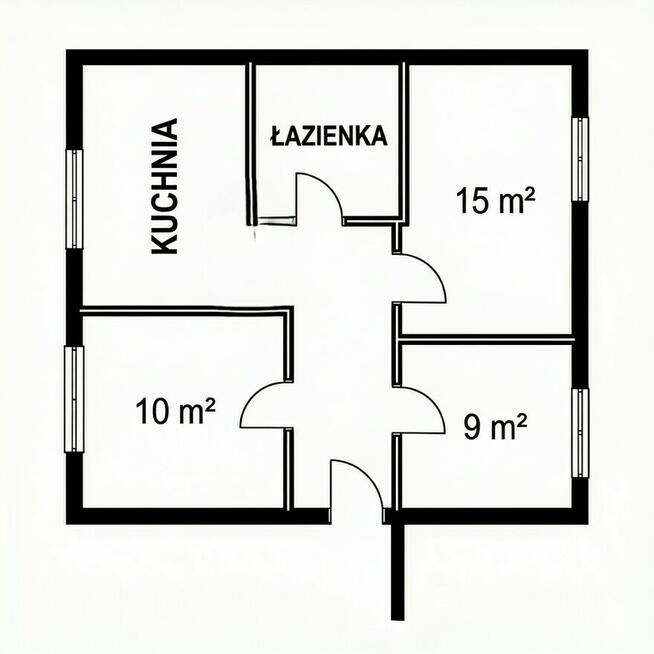 3 Pokoje | Hubska Wrocław | Blisko Dworca PKP i Uczelni