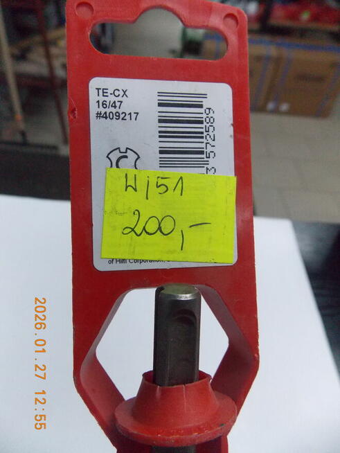 WIERTŁO UDAROWE HILTI TE - CX SDS Plus 16 mm