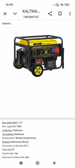 Sprzedam agregat 3 fazowy prądowy