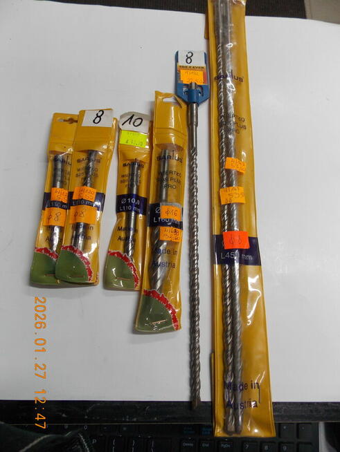 WIERTŁO DO BETONU SDS PLUS PRO SARIUS