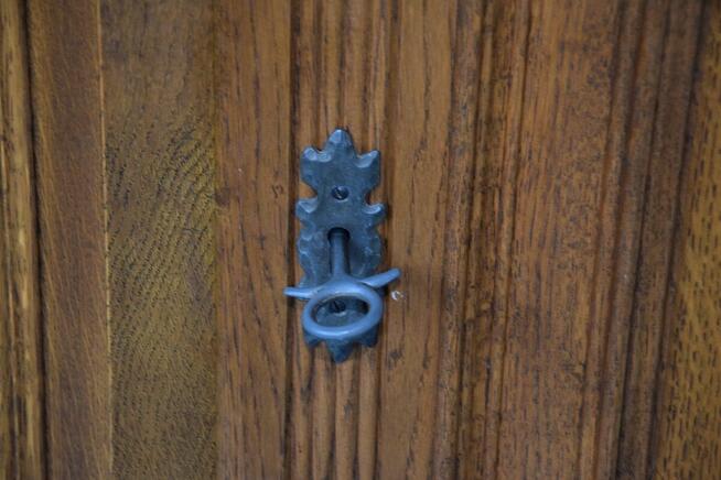 komoda narożna z drewna dębowego - jak nowa