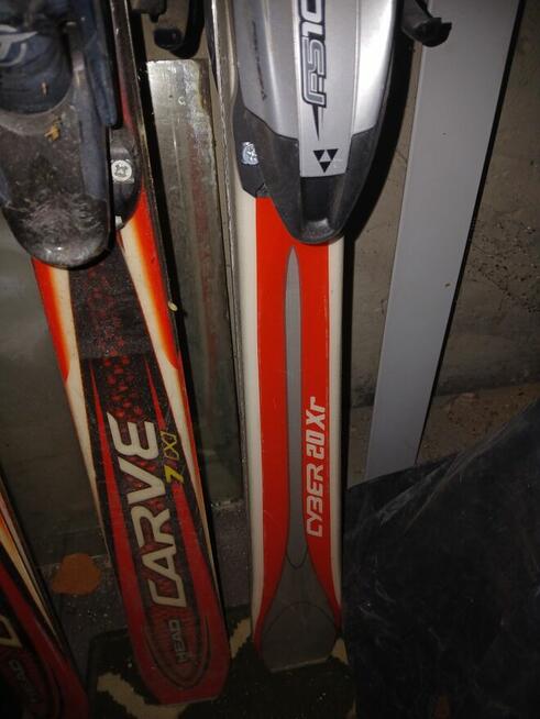 narty HEAD z okuciami do jazdy po sniegu