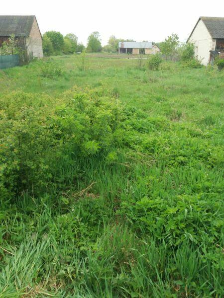 DZIAŁKA BUDOWLANA 2200 m2 98 km od W-wy na wsi za 175 tyś zł