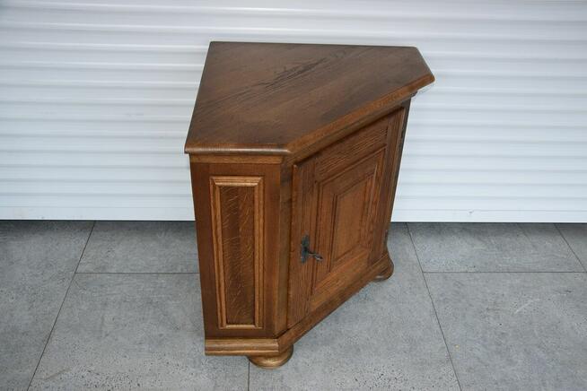 komoda narożna z drewna dębowego - jak nowa