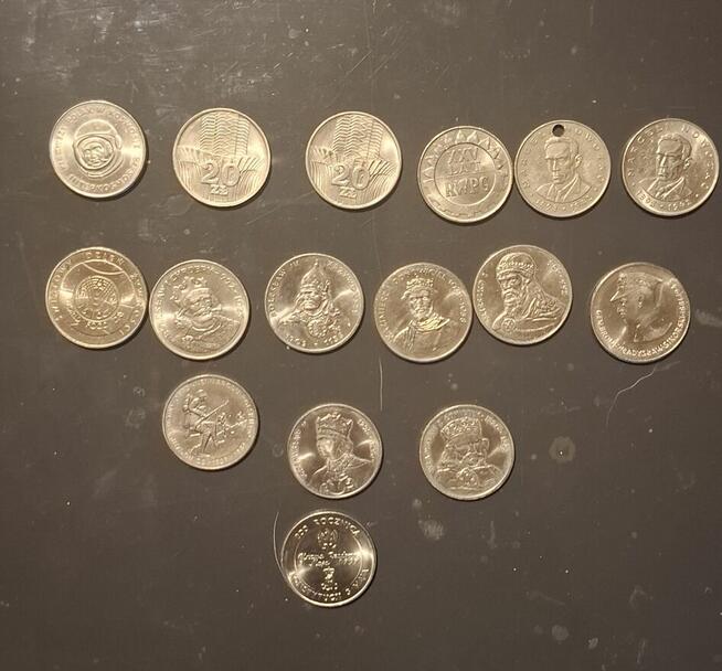 Monety PRL 64 sztuki