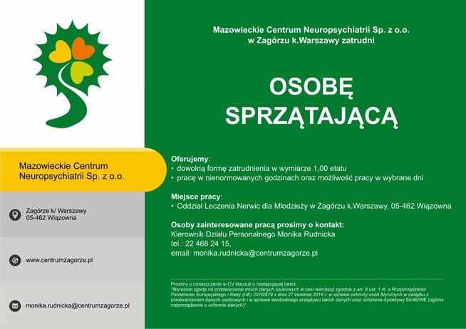 Osoba sprzątająca