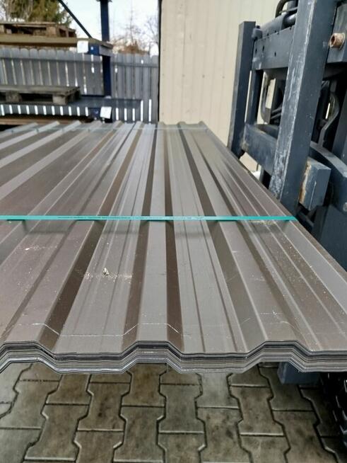 Blacha dachowa, trapez T-18 brązowy połysk - pakiety - HIT!