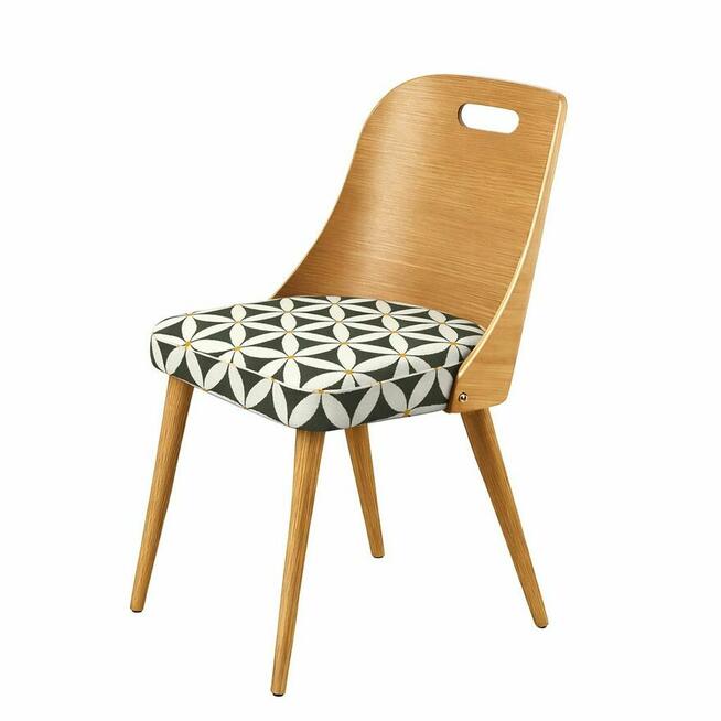 Krzesło Tapicerowane Drewniane KDD-77