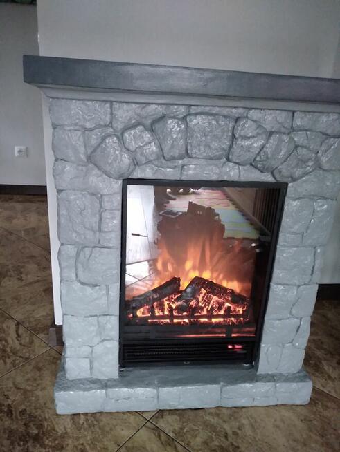 Kominek elektryczny Led pilot grzanie