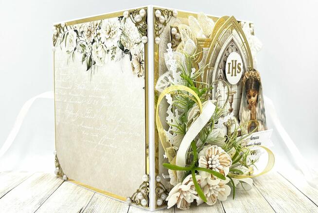 Kartka 3D w torebce – Pamiątka Pierwszej Komunii Świętej