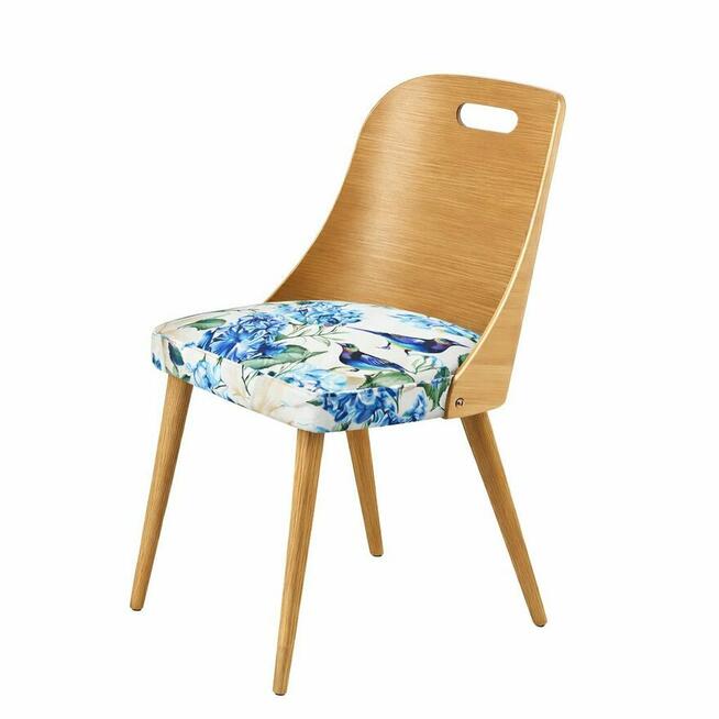 Krzesło Tapicerowane Drewniane KDD-77