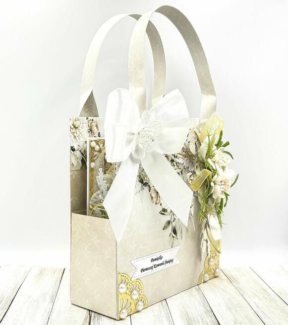 Kartka 3D w torebce – Pamiątka Pierwszej Komunii Świętej