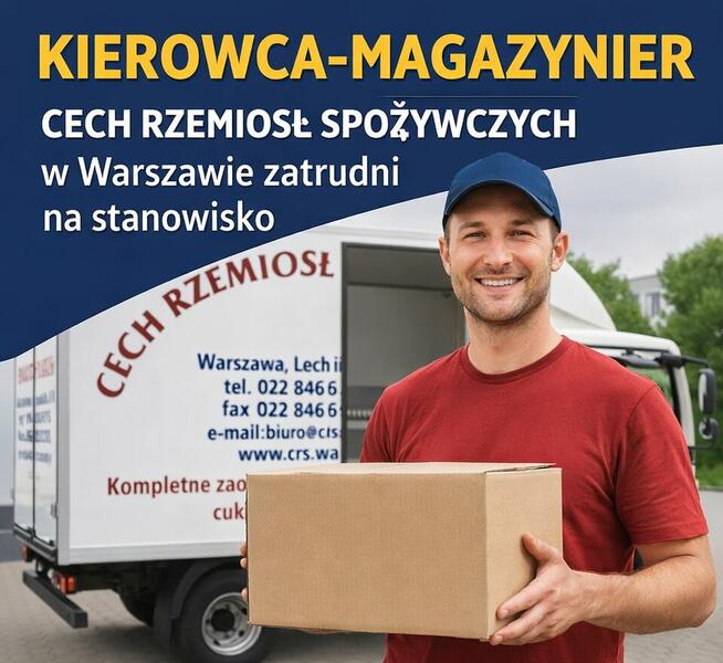 Kierowca–Magazynier kat. B – Warszawa | Hurtownia Spożywcza