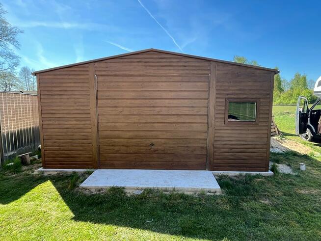 Garaż blaszany 6x6 Premium