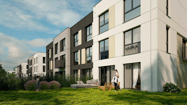 Zamek w zieleni blisko stacji (SKM)