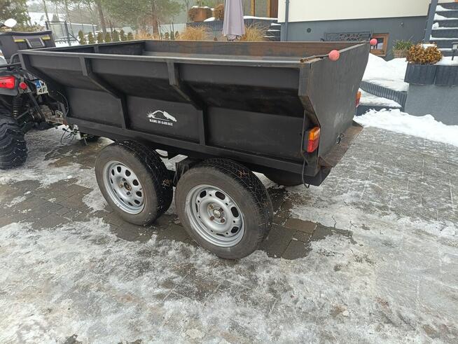 Przyczepa do quada z wywrotrm