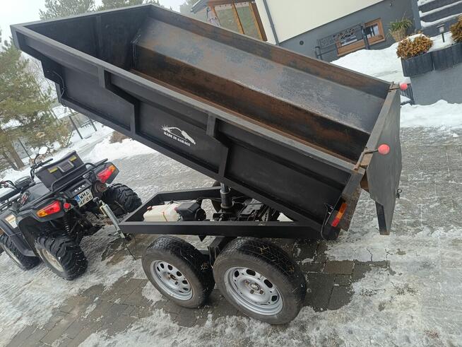 Przyczepa do quada z wywrotrm