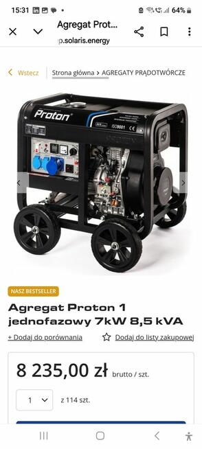 Generator 7 kw disel