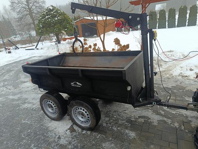 Przyczepa do quada z wywrotrm