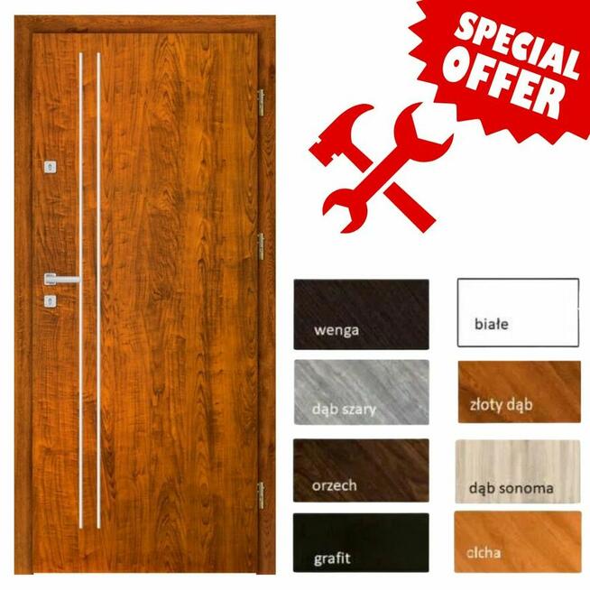 DRZWI WEJŚCIOWE Z MONTAŻEM WEWNĘTRZNE DO BLOKU KAMIENICY