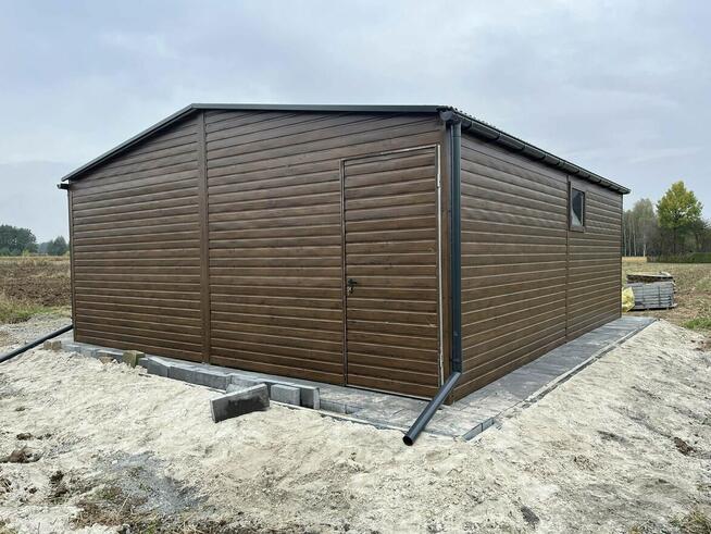 Garaż blaszany 6x6 Premium