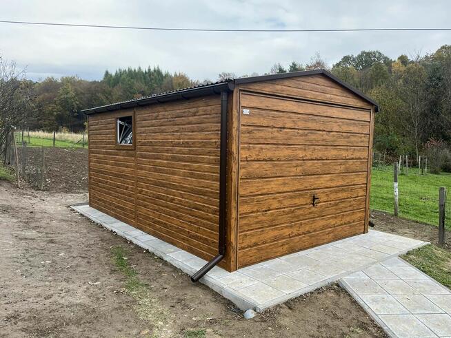 Garaż blaszany 6x6 Premium
