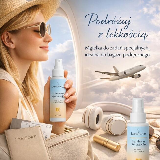 Lumineco Rescue Mist – mgiełka tonizująca do twarzy przeciw