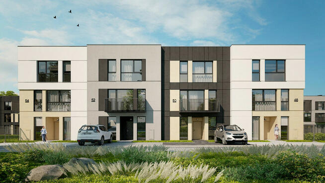 Zamek w zieleni blisko stacji (SKM)