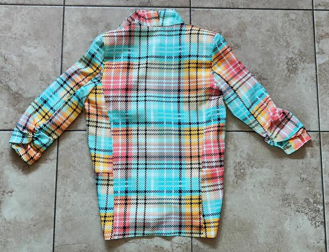 Marynarka damska New Colection 3/4 marszczony rękaw