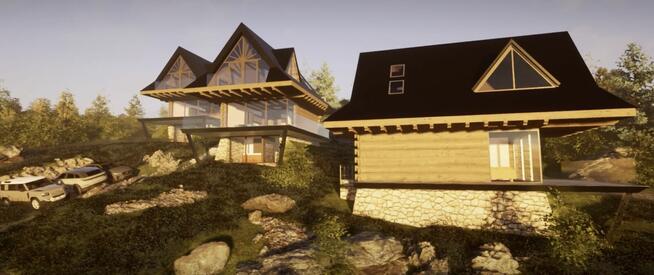 Kościelisko działka budowlana z pozwoleniem na budowę 3 bud