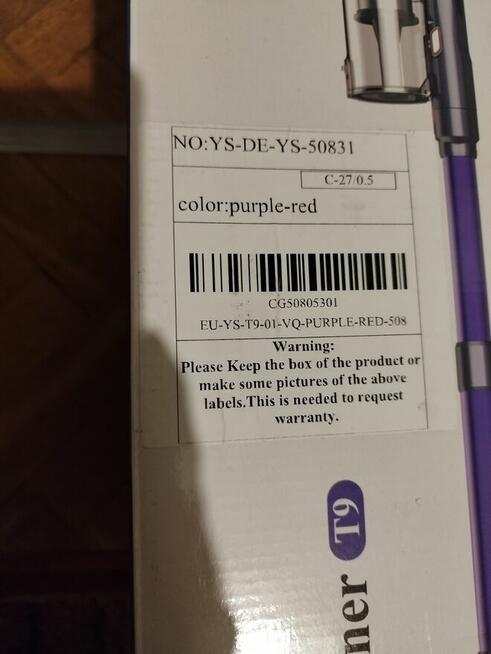 Odkurzacz pionowy bezprzewodowy VacniQ