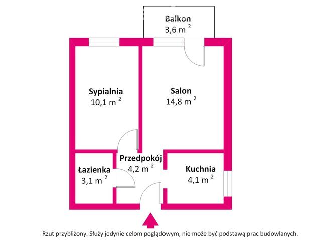Przytulne 2 pokoje z balkonem – Sadyba Mokotów