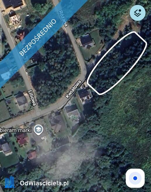 Działka Rzgów Gospodarz ul. Kwiatowa 1520 m2