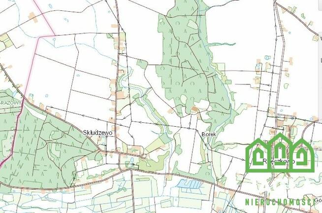 Działka Skudzewo gm. Zławieś Wielka