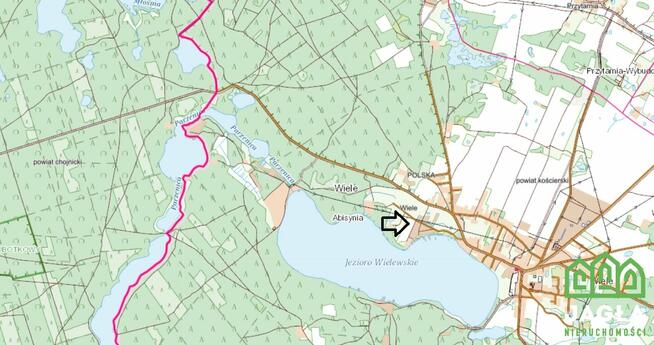 Działka rekreacyjna Wiele gm. Karsin