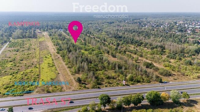 Działka budowlana Łomianki-Dziekanów blisko trasy